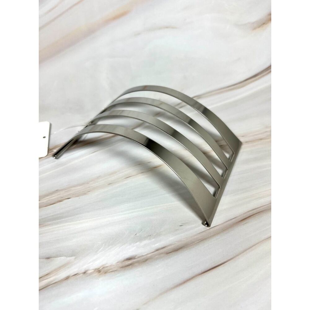 Sleek Metal Kitchen Organizer for Plates Cutting Boards Bakeware Lids